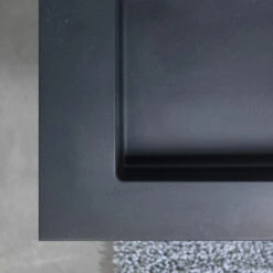 Tiger Karlo Badkamermeubel 120 Cm Naturel Eiken Met Wastafel Zwart -Thuis Badkamer 123 1042