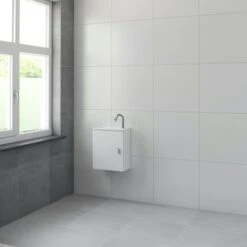 Bruynzeel Onderkast Fonteinmeubel Evi Mat Wit -Thuis Badkamer 123 1192