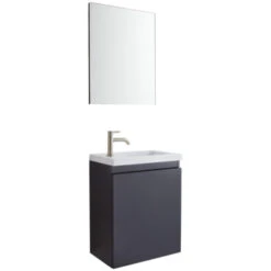 Allibert Fonteinmeubel Portopack 40cm Zwart -Thuis Badkamer 123 1202