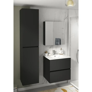 Atlantic By Allibert Badmeubelset Donna 60 Cm Mat Zwart 3 Atlantic By Allibert Badmeubelset Donna 60 Cm Mat Zwart