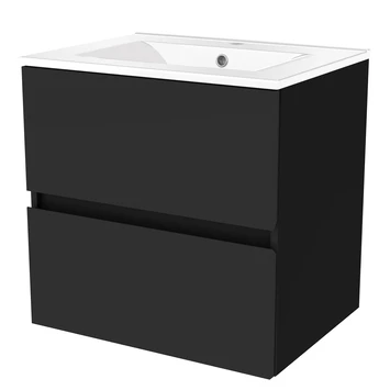 Atlantic By Allibert Badmeubelset Donna 60 Cm Mat Zwart 4 Atlantic By Allibert Badmeubelset Donna 60 Cm Mat Zwart - Afbeelding 2