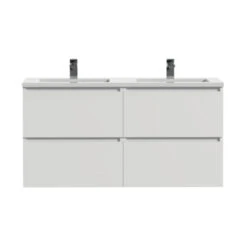 Tiger Karlo Badkamermeubel 120 Cm Hoogglans Wit Met Wastafel Hoogglans Wit -Thuis Badkamer 123 1643