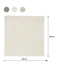 Sealskin Badmat Reverse 60x60cm Ivoor -Thuis Badkamer 123 169