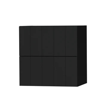 Tiger Maryport Badkamermeubelset 60 Cm Mat Zwart Met Wit Glanzende Polybeton Wastafel En Matzwarte Grepen 8 Tiger Maryport Badkamermeubelset 60 Cm Mat Zwart Met Wit Glanzende Polybeton Wastafel En Matzwarte Grepen - Afbeelding 6