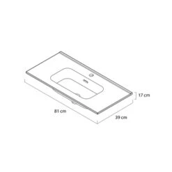 Tiger Badmeubelset Pocket 80 Cm Met 2 Lades Wit 18 Tiger Badmeubelset Pocket 80 Cm Met 2 Lades Wit -Thuis Badkamer 123 1852