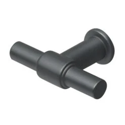 Tiger Maryport Badkamermeubelset 120 Cm Mat Zwart Met Matzwarte Polybeton Wastafel En Matzwarte Grepen -Thuis Badkamer 123 1876