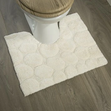 Sealskin WC Mat Pebbles 50x60 Cm Ivoor 4 Sealskin WC Mat Pebbles 50x60 Cm Ivoor - Afbeelding 2
