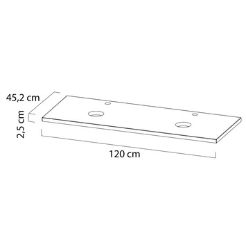Tiger Karlo Badkamermeubelset 120 Cm Hoogglans Wit Met Wit Houten Wasblad En Glanzend Witte Keramische Waskom 9 Tiger Karlo Badkamermeubelset 120 Cm Hoogglans Wit Met Wit Houten Wasblad En Glanzend Witte Keramische Waskom - Afbeelding 7