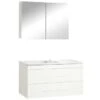 Style Badmeubelset Rechts Wit 100 Cm -Thuis Badkamer 123 2149