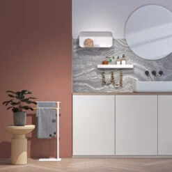 Sealskin Handdoekrek Brix Metaal Wit 16 Sealskin Handdoekrek Brix Metaal Wit -Thuis Badkamer 123 2188