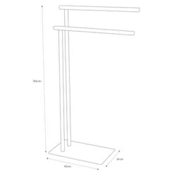 Sealskin Handdoekrek Brix Metaal Wit 19 Sealskin Handdoekrek Brix Metaal Wit -Thuis Badkamer 123 2191