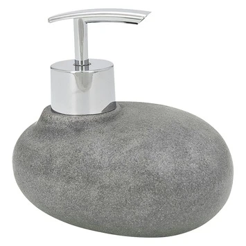 Wenko Zeepdispenser Pebblestone Grijs 3 Wenko Zeepdispenser Pebblestone Grijs