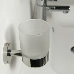 Tiger Bekerhouder Boston Met Beker Chroom -Thuis Badkamer 123 2302