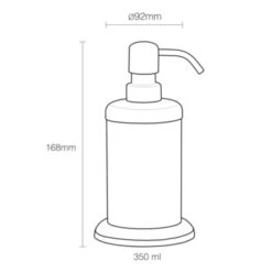 Sealskin Zeepdispenser Acero Zwart -Thuis Badkamer 123 2341