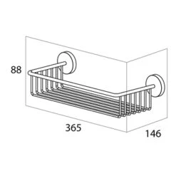 Handson Wandkorf Smart RVS -Thuis Badkamer 123 2375