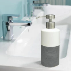 Sealskin Zeepdispenser Doppio Grijs -Thuis Badkamer 123 2382