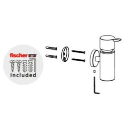 Marho Zeepdispenser Luxor Chroom -Thuis Badkamer 123 2406