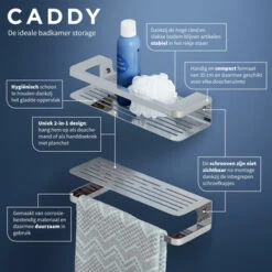 Tiger Caddy Douchemand / Handdoekrek 35 Cm -Thuis Badkamer 123 2443