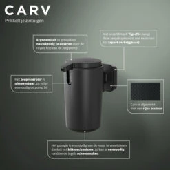 Tiger Zeepdispenser Carv 175 Ml Zwart -Thuis Badkamer 123 2482