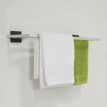 Tiger Dubbel Handdoekrek Zenna Chroom/Wengé 5 Tiger Dubbel Handdoekrek Zenna Chroom/Wengé - Afbeelding 3