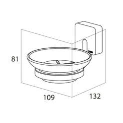Tiger Zeepbakje Impuls Hangend RVS -Thuis Badkamer 123 2531
