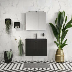 Tiger Haak Tune Messing Zwart -Thuis Badkamer 123 2579