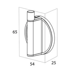 Tiger Haak Tune Messing Zwart -Thuis Badkamer 123 2585