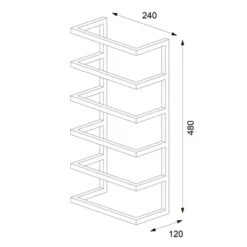 Sealskin Carré Handdoekrek Groot Wit -Thuis Badkamer 123 2686