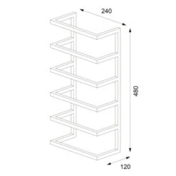 Sealskin Carré Handdoekrek Groot Wit -Thuis Badkamer 123 2689