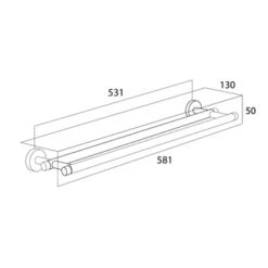 Tiger Dubbel Handdoekrek Boston RVS 9 Tiger Dubbel Handdoekrek Boston RVS -Thuis Badkamer 123 2791