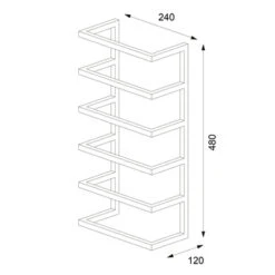 Sealskin Carré Handdoekrek Groot Zwart -Thuis Badkamer 123 2821
