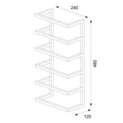 Sealskin Carré Handdoekrek Groot Zwart -Thuis Badkamer 123 2823
