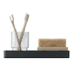 Tiger Planchet Carv 28 Cm Zwart -Thuis Badkamer 123 2832