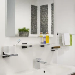 Tiger Planchet Zenna Chroom/Wengé -Thuis Badkamer 123 2860