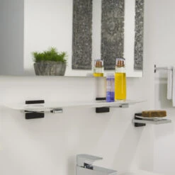 Tiger Planchet Zenna Chroom/Wengé -Thuis Badkamer 123 2861