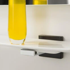 Tiger Planchet Zenna Chroom/Wengé -Thuis Badkamer 123 2862