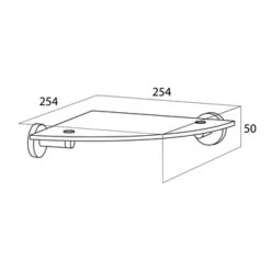Tiger Hoekplanchet Boston RVS -Thuis Badkamer 123 2872