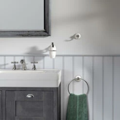 Tiger Ivy Zeepdispenser 200ml Chroom/wit Keramiek -Thuis Badkamer 123 3015