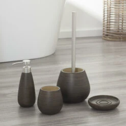 SEALSKIN Tiger Zeepdispenser Miyagi Hoog Wood -Thuis Badkamer 123 3053