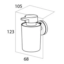Tiger Zeepdispenser Urban Hangend Wit -Thuis Badkamer 123 3083