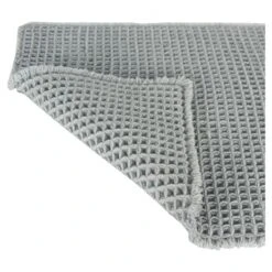 Differnz Badmat Wafel Grijs 50x80 Cm -Thuis Badkamer 123 311