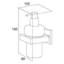 Tiger Zeepdispenser Items Hangend RVS -Thuis Badkamer 123 3112