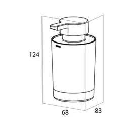 TIger Vrijstaande Zeepdispenser Tune Zwart -Thuis Badkamer 123 3236