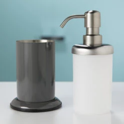 Sealskin Acero Zeepdispenser Grijs 12 Sealskin Acero Zeepdispenser Grijs -Thuis Badkamer 123 3330
