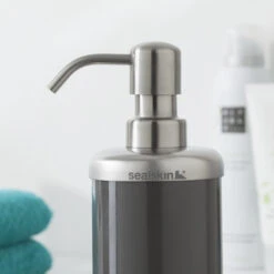 Sealskin Acero Zeepdispenser Grijs 15 Sealskin Acero Zeepdispenser Grijs -Thuis Badkamer 123 3333