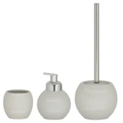 Sealskin Zeepdispenser Convex Lichtgrijs -Thuis Badkamer 123 3381