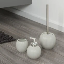 Sealskin Zeepdispenser Convex Lichtgrijs -Thuis Badkamer 123 3383