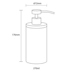 Sealskin Zeepdispenser Grace Zand -Thuis Badkamer 123 3407