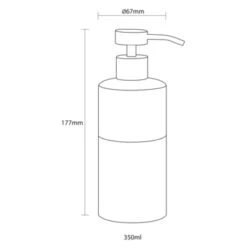 Sealskin Zeepdispenser Doppio Bruin 15 Sealskin Zeepdispenser Doppio Bruin -Thuis Badkamer 123 3483