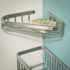 Tiger Zeepbakje Exquisit Voor Hoek Hangend RVS 11 Tiger Zeepbakje Exquisit Voor Hoek Hangend RVS -Thuis Badkamer 123 3489